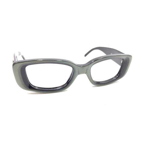 Gucci GG2409/S 4BJ Green Black Thick Sunglasses Frames 49-19 135 Italy Designer